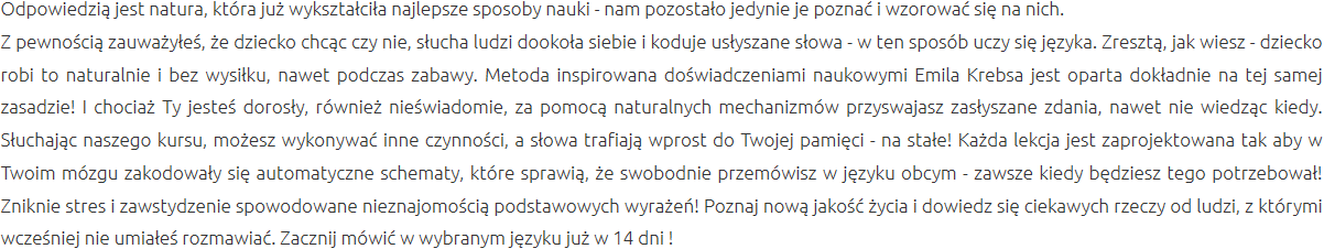 Efektywna Metoda Nauki Katowice